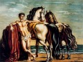 Bräutigam mit zwei Pferden Giorgio de Chirico Metaphysischer Surrealismus